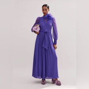 Me+Em Silk Full-Length Dress